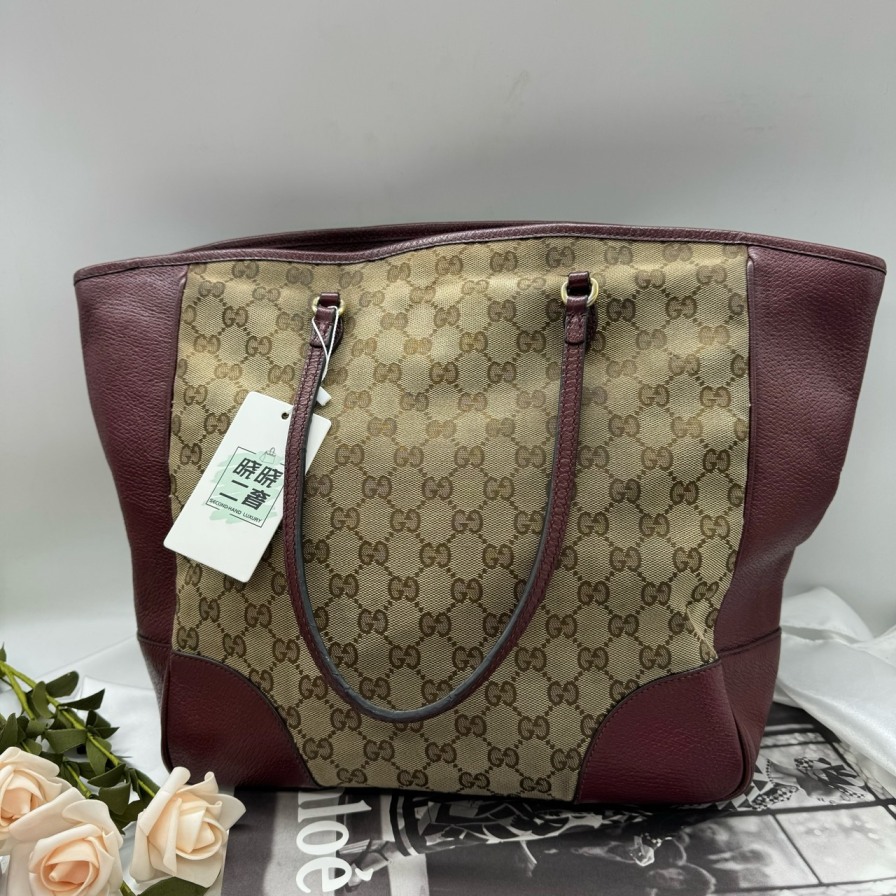95新 GUCCI/古驰 老花托特包661 9544
