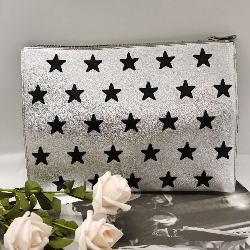 95新 YSL/圣罗兰 星星手拿包651 9030