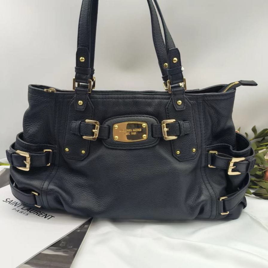 95新 MICHAEL KORS/迈克高仕 黑色单肩包  645 5106