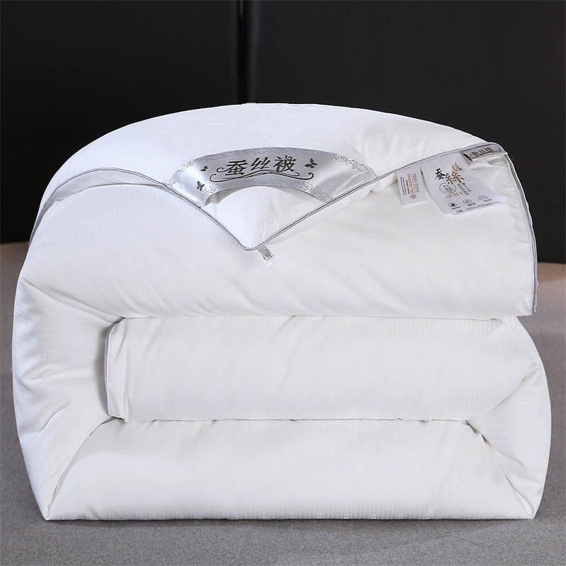 高端纯手工正品蚕丝被子冬被春秋被被芯双人加厚秋冬被四季被