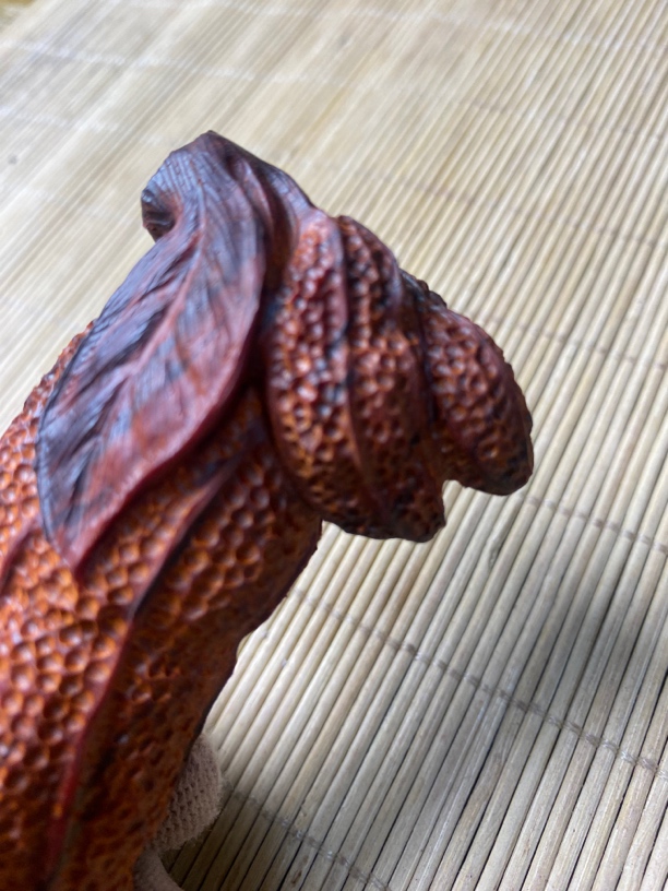 小叶紫檀手把件 尺3×3×9.，造型独特，