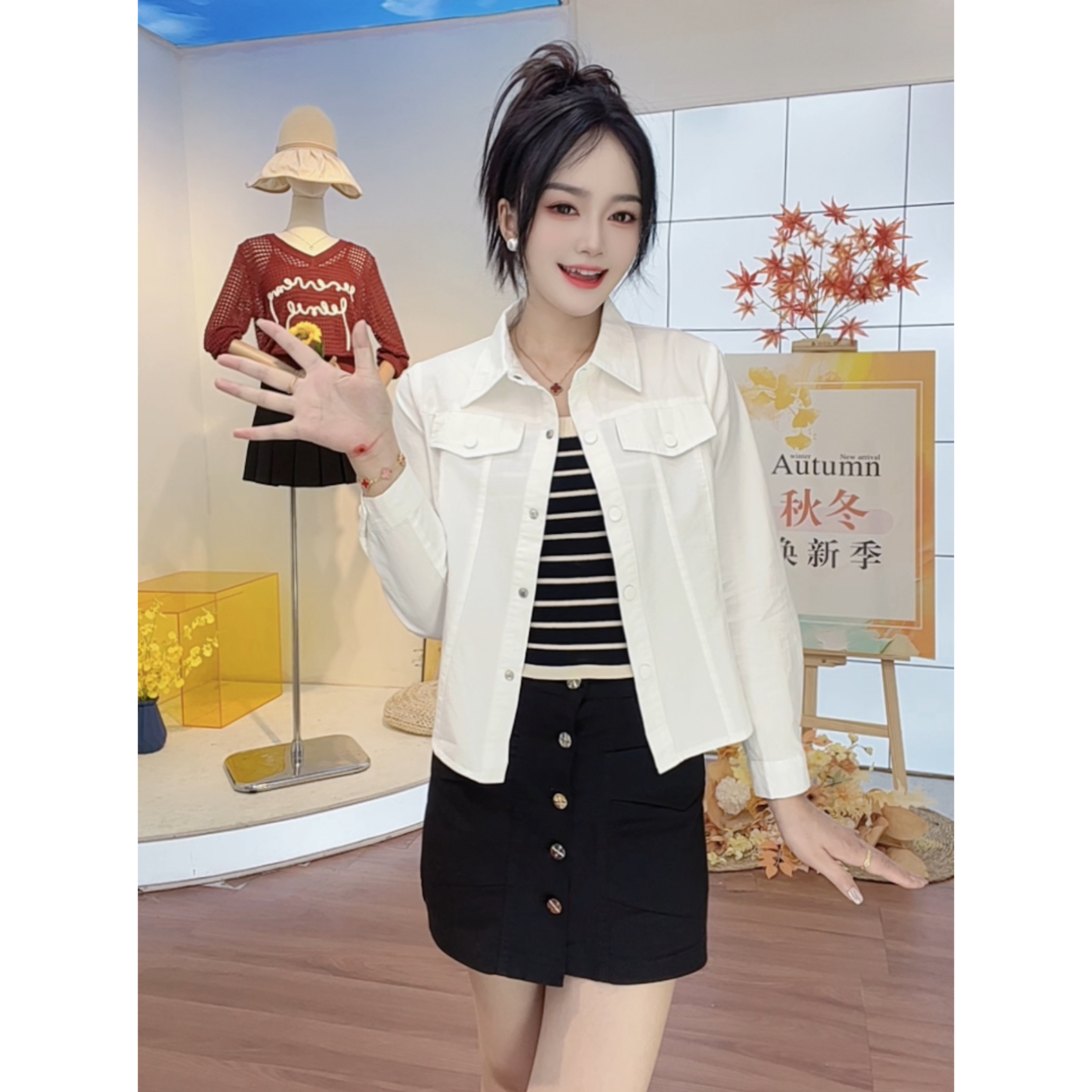 【现货库存】2025早秋新品时尚百搭休闲简约显瘦外套