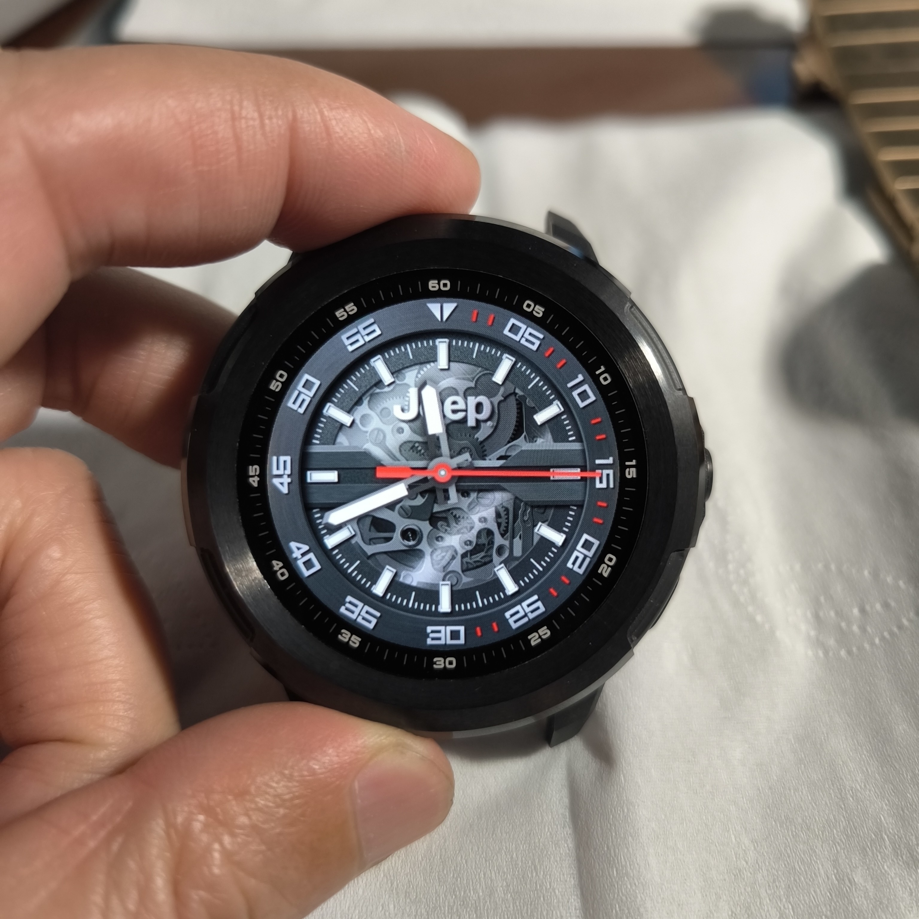 准新品  吉普F02智能运动手表已下载抖音网易云QQ喜马拉雅小智AI