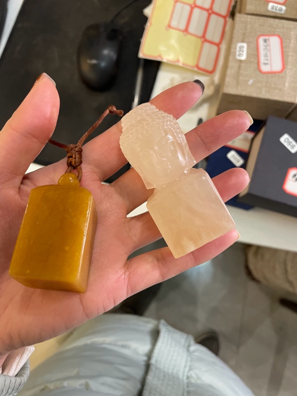 寿山石荔枝冻田黄料