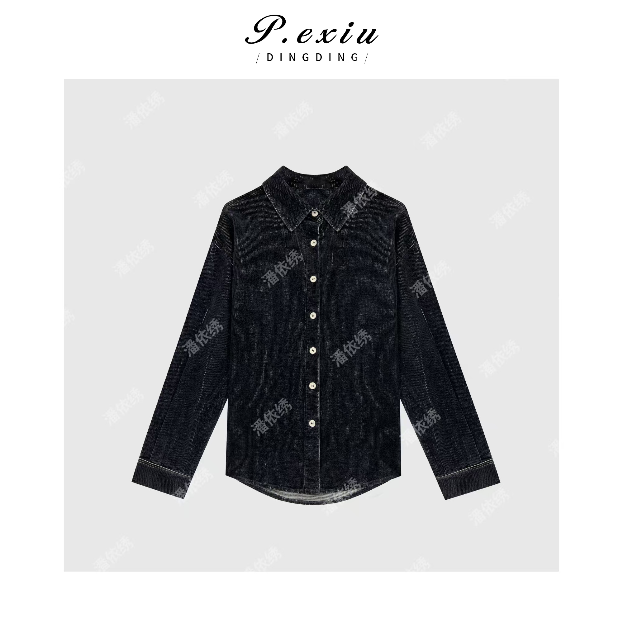 水洗做旧牛仔排扣外套 Q34032