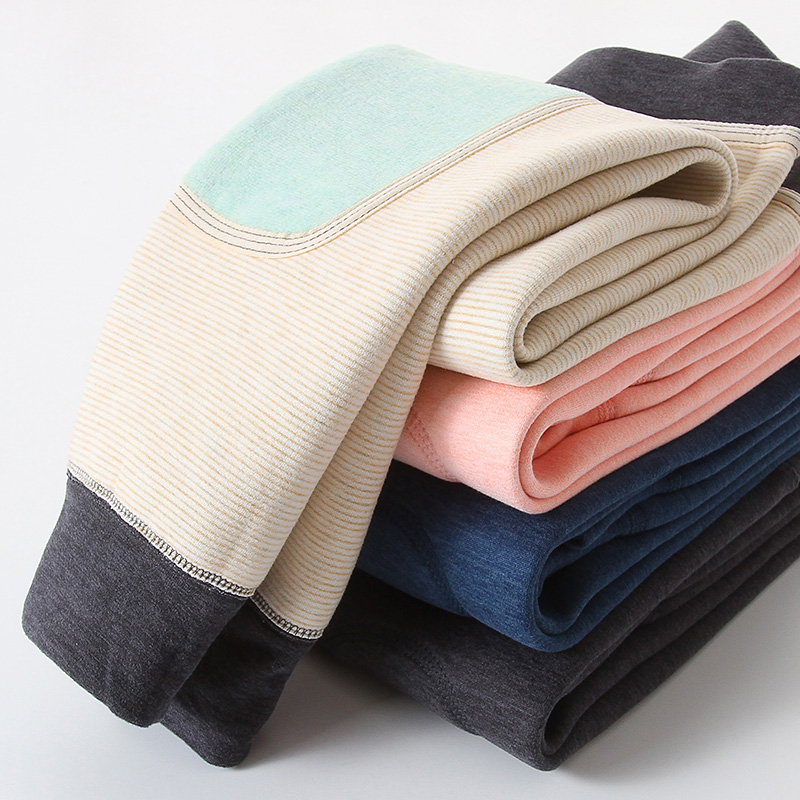 儿童加厚保暖裤中大童蚕丝护膝秋裤女童打底裤男童秋冬内穿棉毛裤