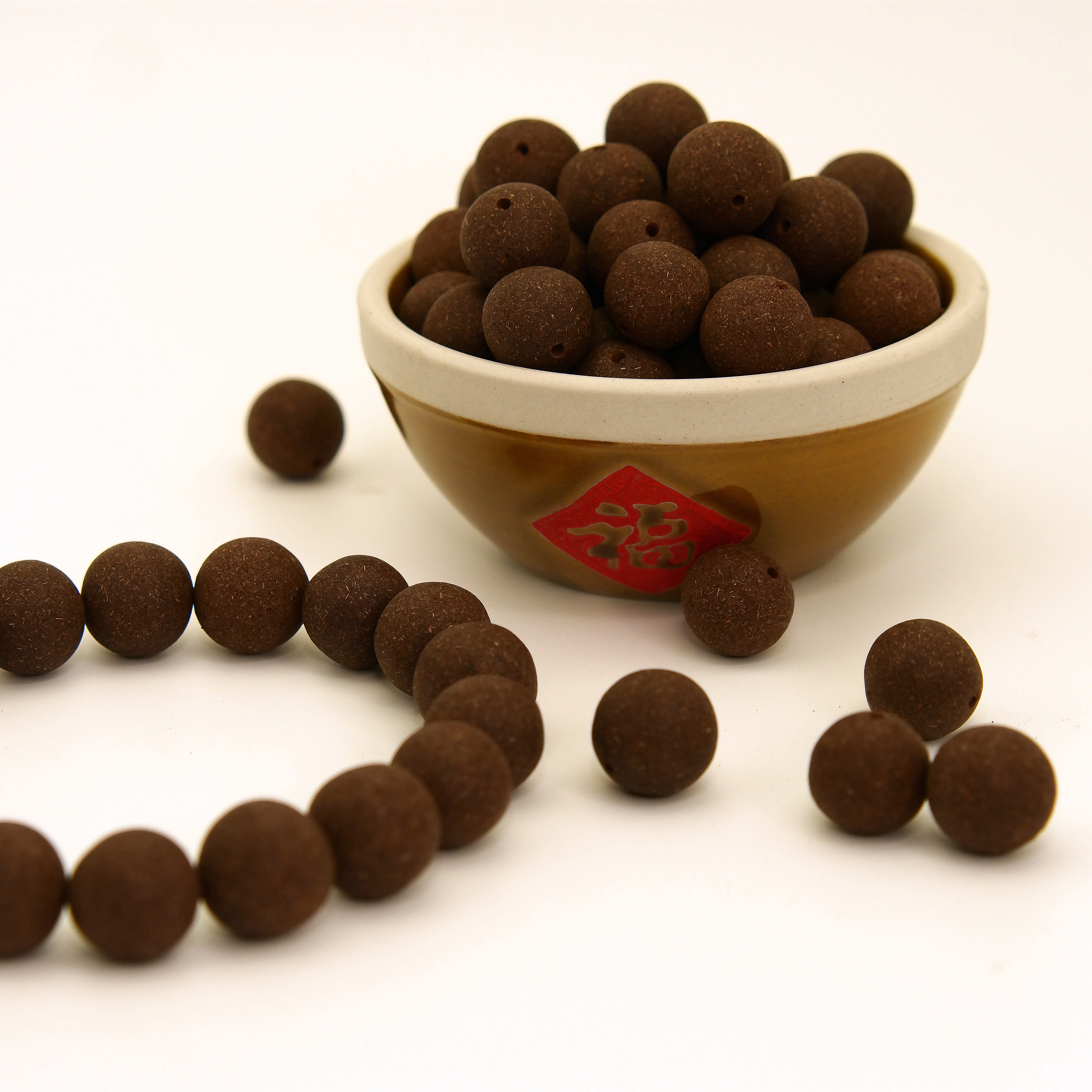 手工天然合香珠（降真降真）18颗 .18颗.18颗 