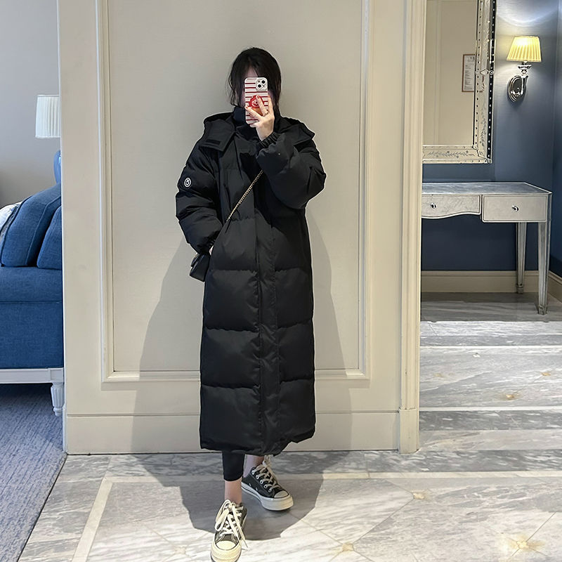 好品质羽绒服女冬季2023年新款学生洋气超长款过膝爆款羽款