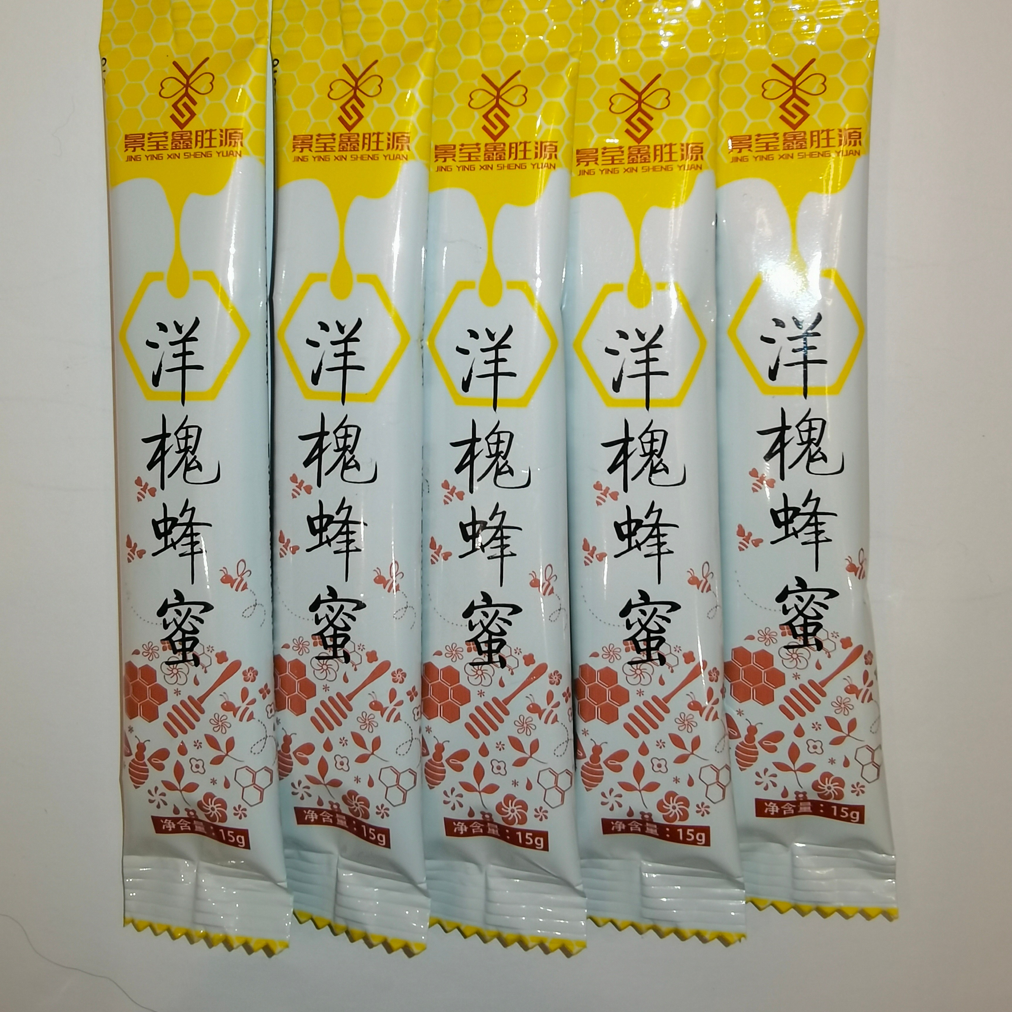 景莹鑫胜源陕西洋槐蜜10条便携装，夏季采集酿蜜，口感纯 甜而不腻