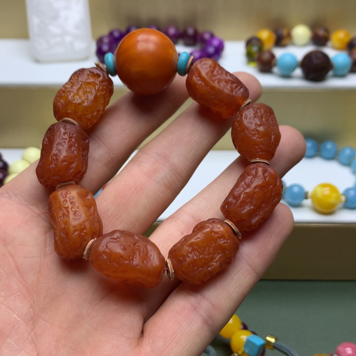 【闪购商品】蜜蜡手链未镶嵌