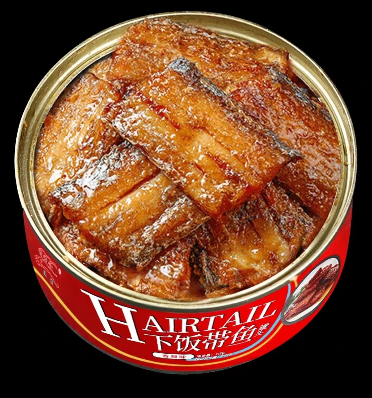 五香带鱼罐头下饭菜新鲜海鲜熟食罐装储存鲜香味食品香辣开盖