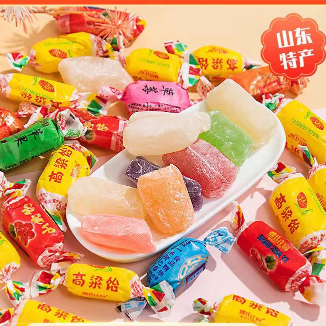 山东特产高粱饴拉丝糖QQ弹弹怀旧零食软糖麦芽糖经典香甜嚼劲