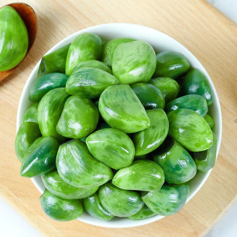 农家传统腌制腊八蒜新鲜爽脆绿蒜泡菜酸甜香脆家乡即食回味爽口