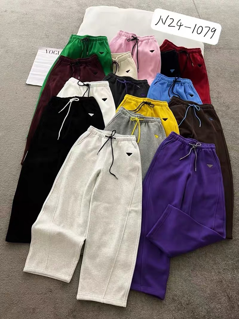 【云云精选】1079 N9家加绒加厚弯刀休闲裤