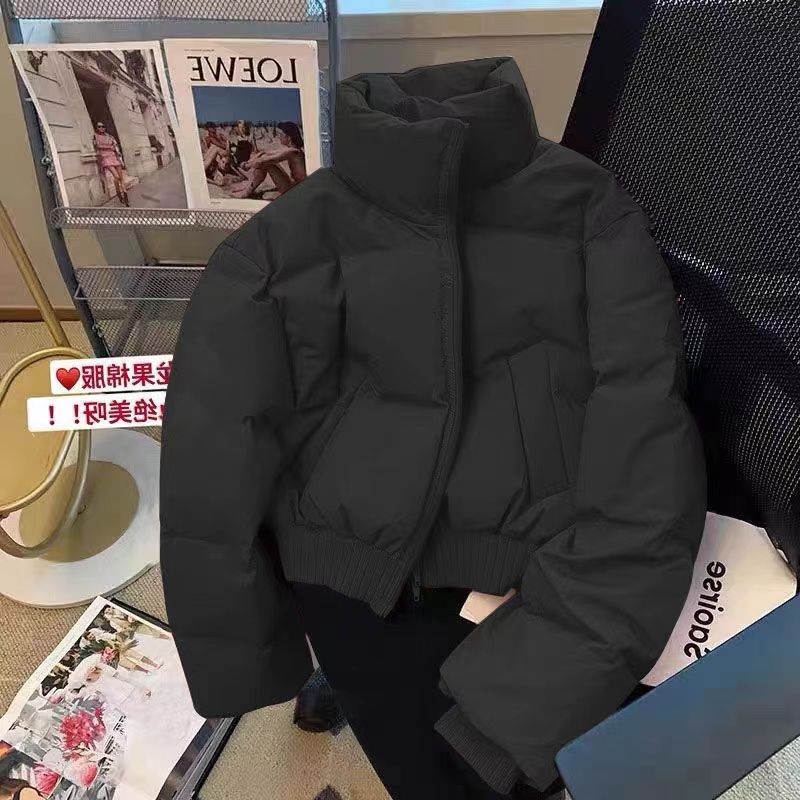 冬季新款立领加厚棉衣棉袄棉服女潮2023年经典时尚显瘦面包服外套