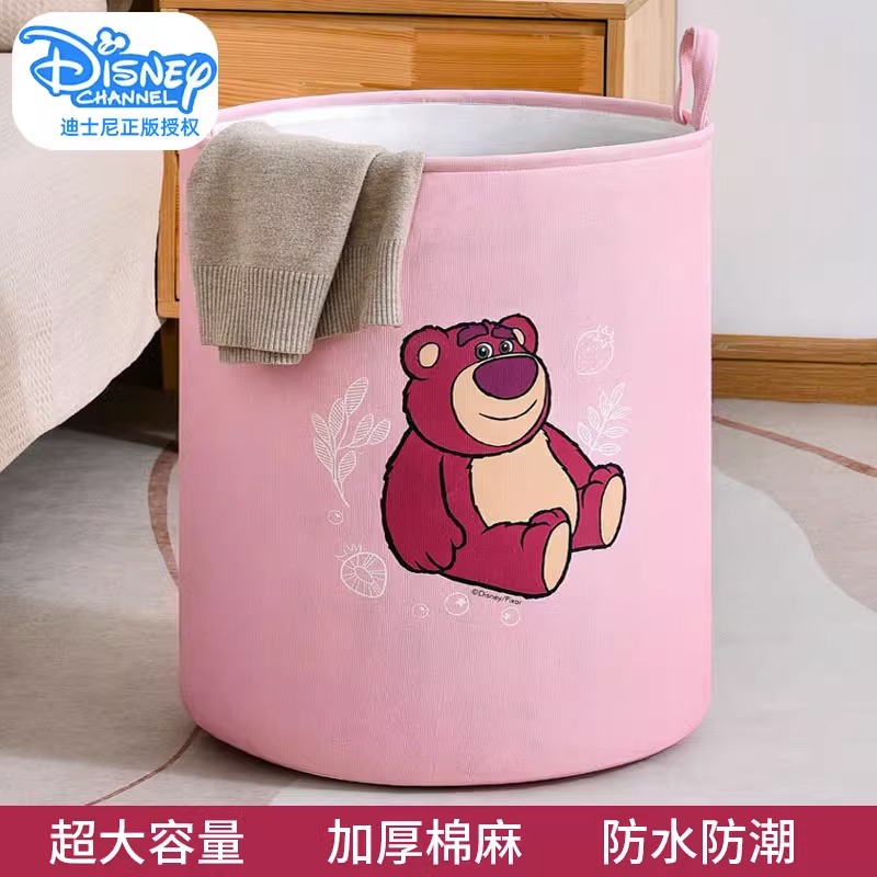 迪士尼 脏衣篮家用可折叠加厚北欧脏衣服篓杂物玩具收纳桶收纳筐