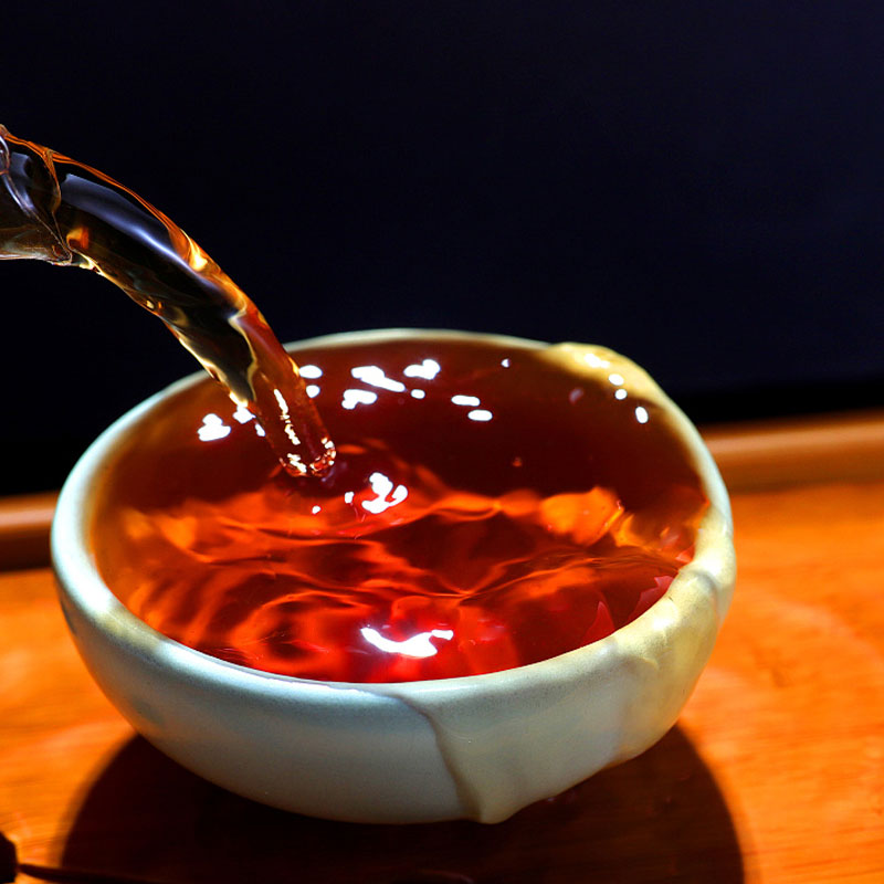 黎星2015年黑珍珠老茶头熟茶滋味醇香润滑普洱茶普洱茶叶300克/罐