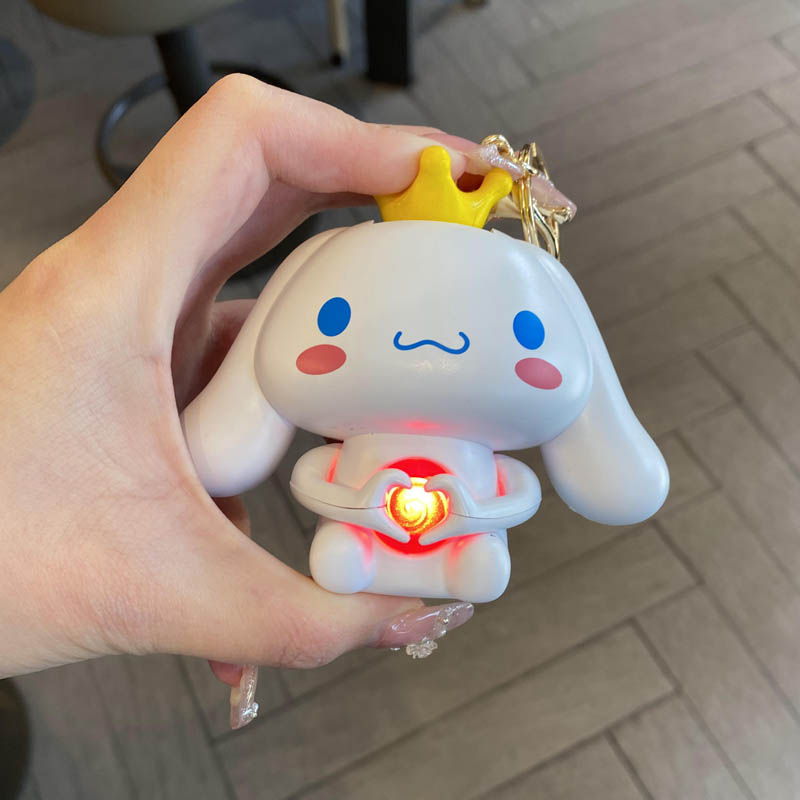 会说iloveyou比心玉桂狗语音玩具发光发声送男友女友挂件生日礼物