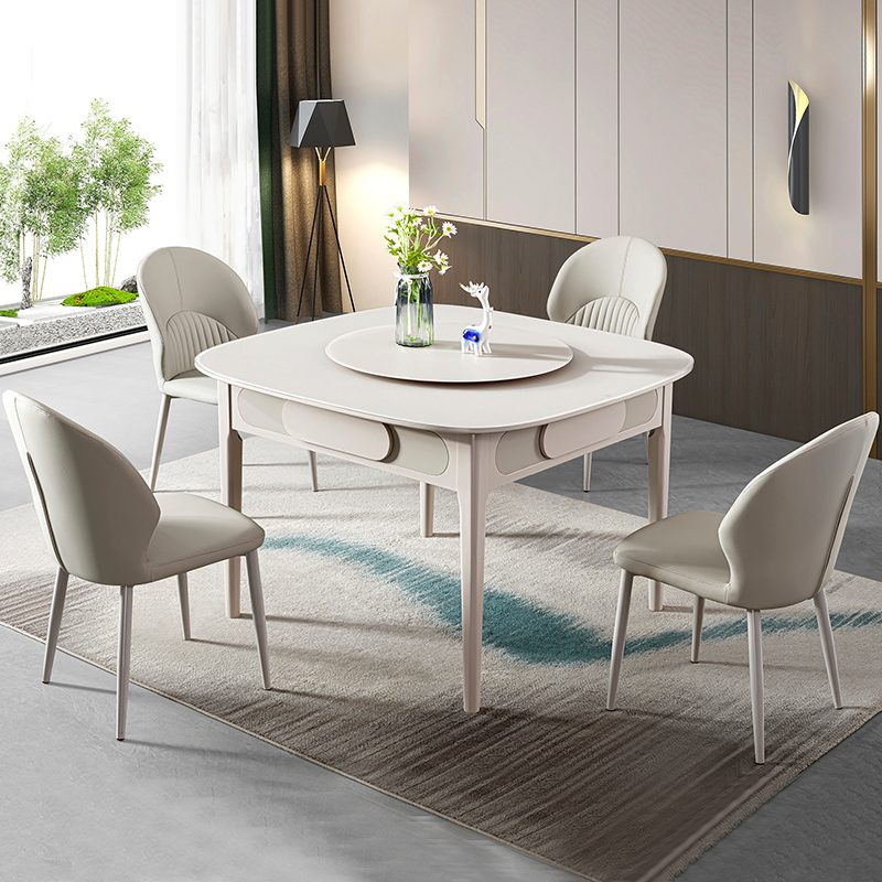 轻奢全自动实木麻将桌餐桌两用家用静音麻将机一体电动机麻