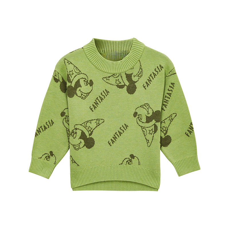 2美家MC系列女童米奇提花长袖毛衫冬C4-5-510