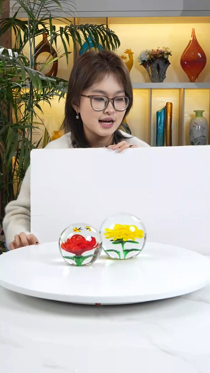 【闪购商品】琉璃手工艺品琉璃手工艺品花球