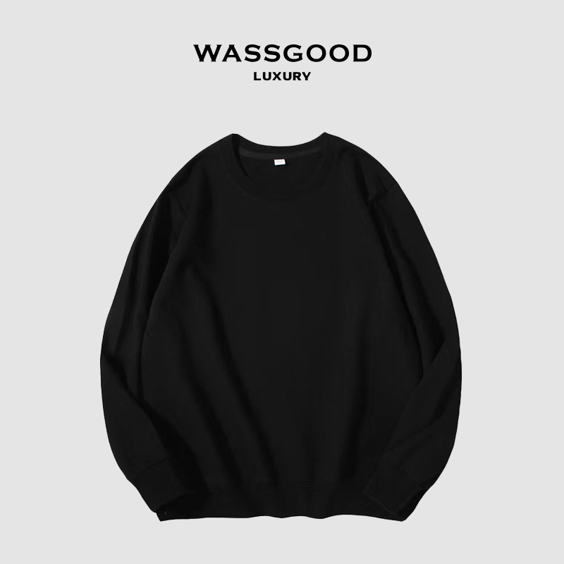 【3号链接丽老板自营】设计师原创潮牌质感洗水植绒GOOD卫衣