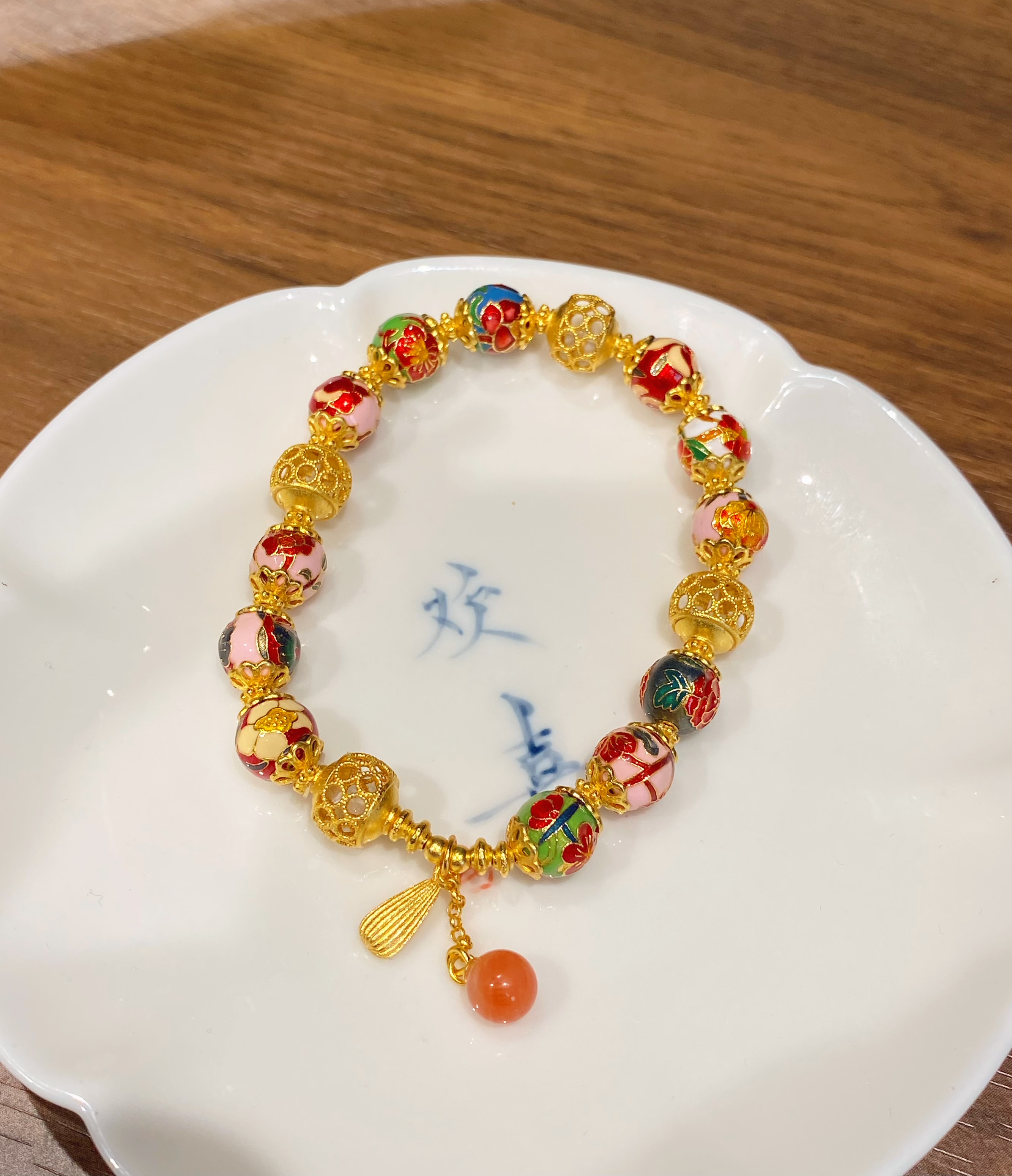 925银手链 十二月生辰花转运珠925银花珠串多样性发货发一个