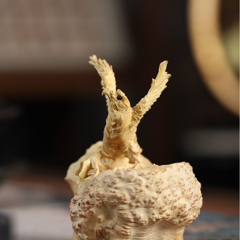 印度小叶紫檀金雕摆件纯手工雕刻高端精品实心红木文玩家居收藏品