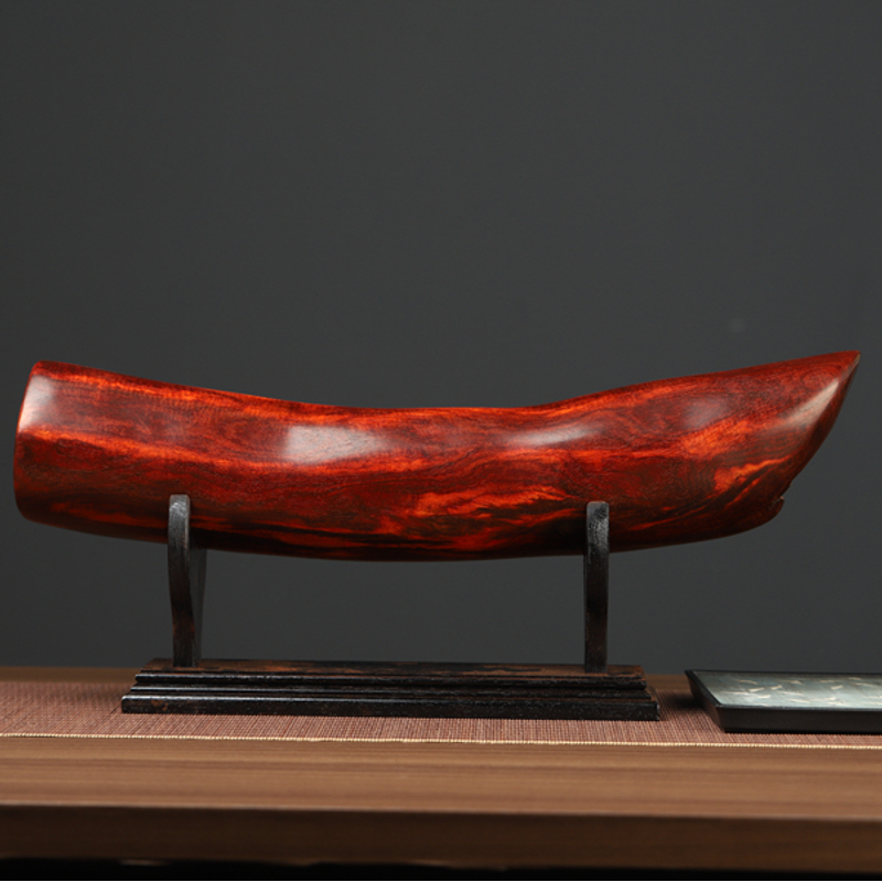 印度小叶紫檀横财爆满水波S纹方便面纹高油密风化老料千层波收藏