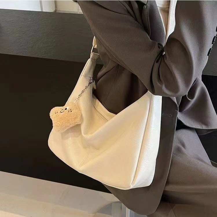 包包女士2024新款软皮休闲大容量通勤包高级感复古百搭单肩斜挎包