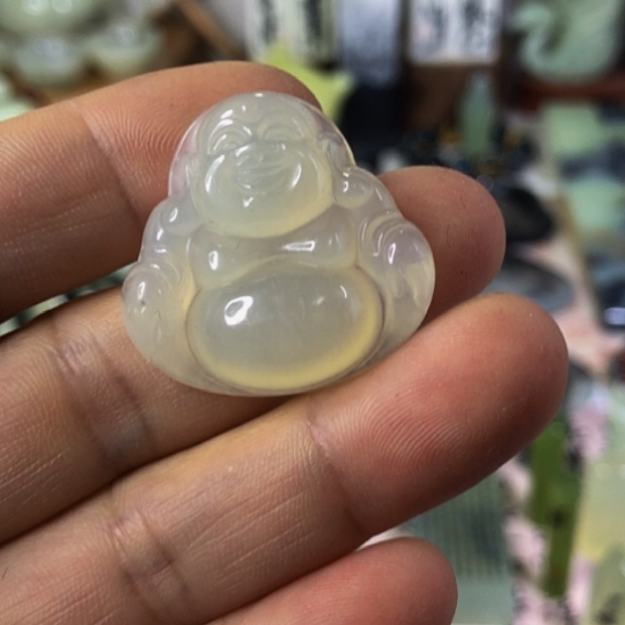 【闪购商品】蛇纹石玉佛吊坠吊坠未镶嵌