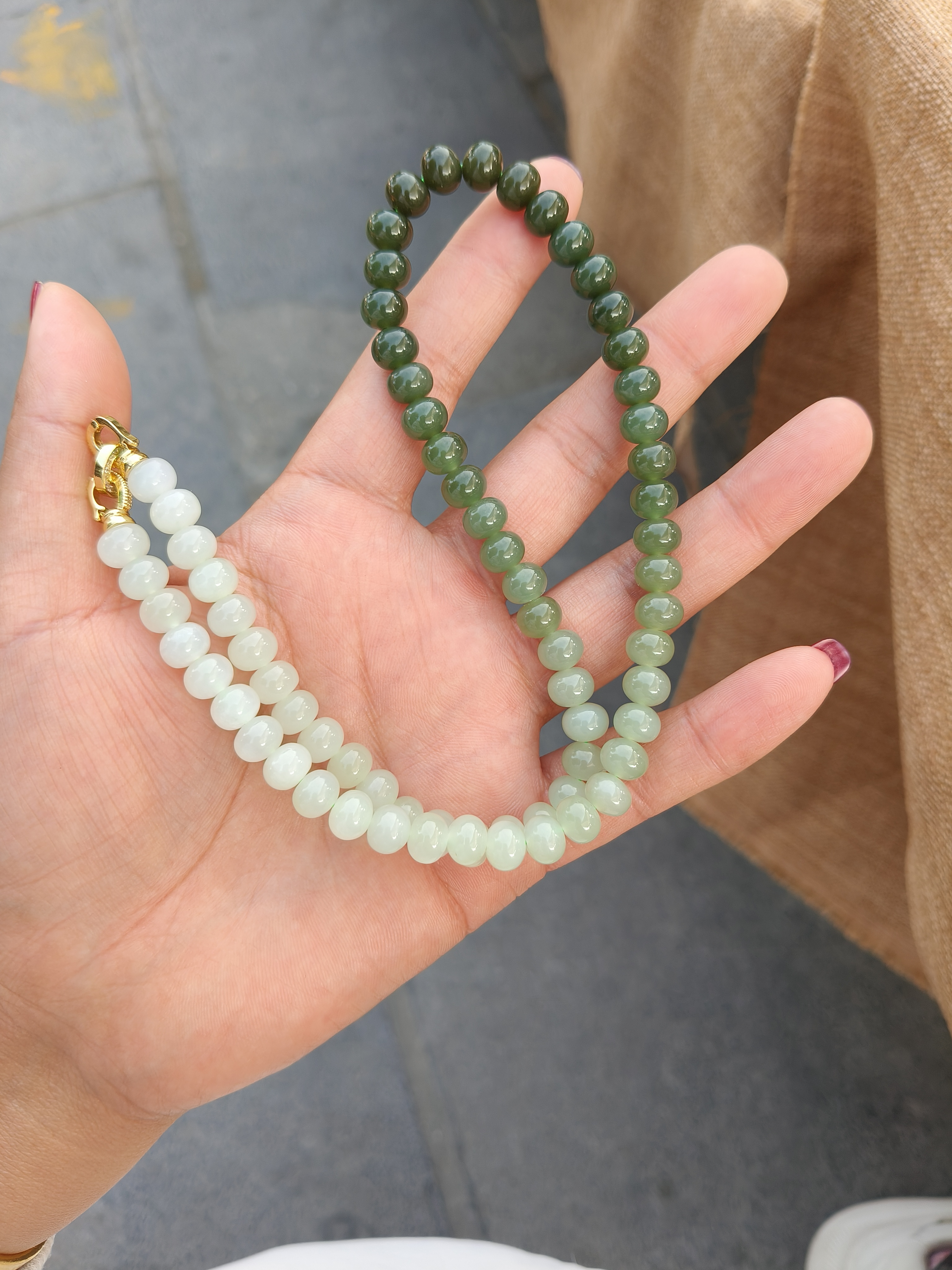 纯天然和田玉项链