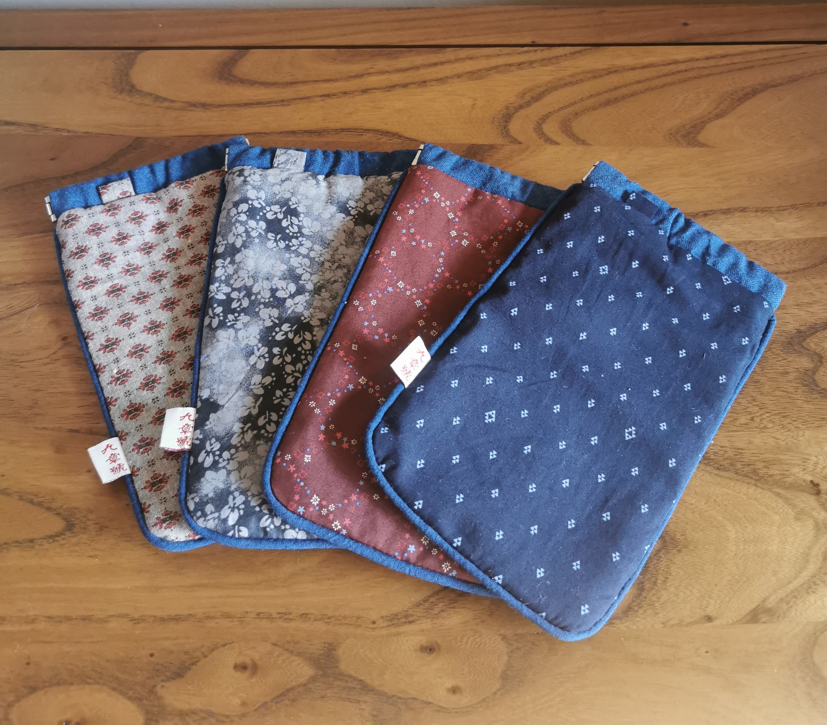 【眼镜包】九章号纯手工条纹手机包眼镜包单肩格纹休闲时尚宽9高18