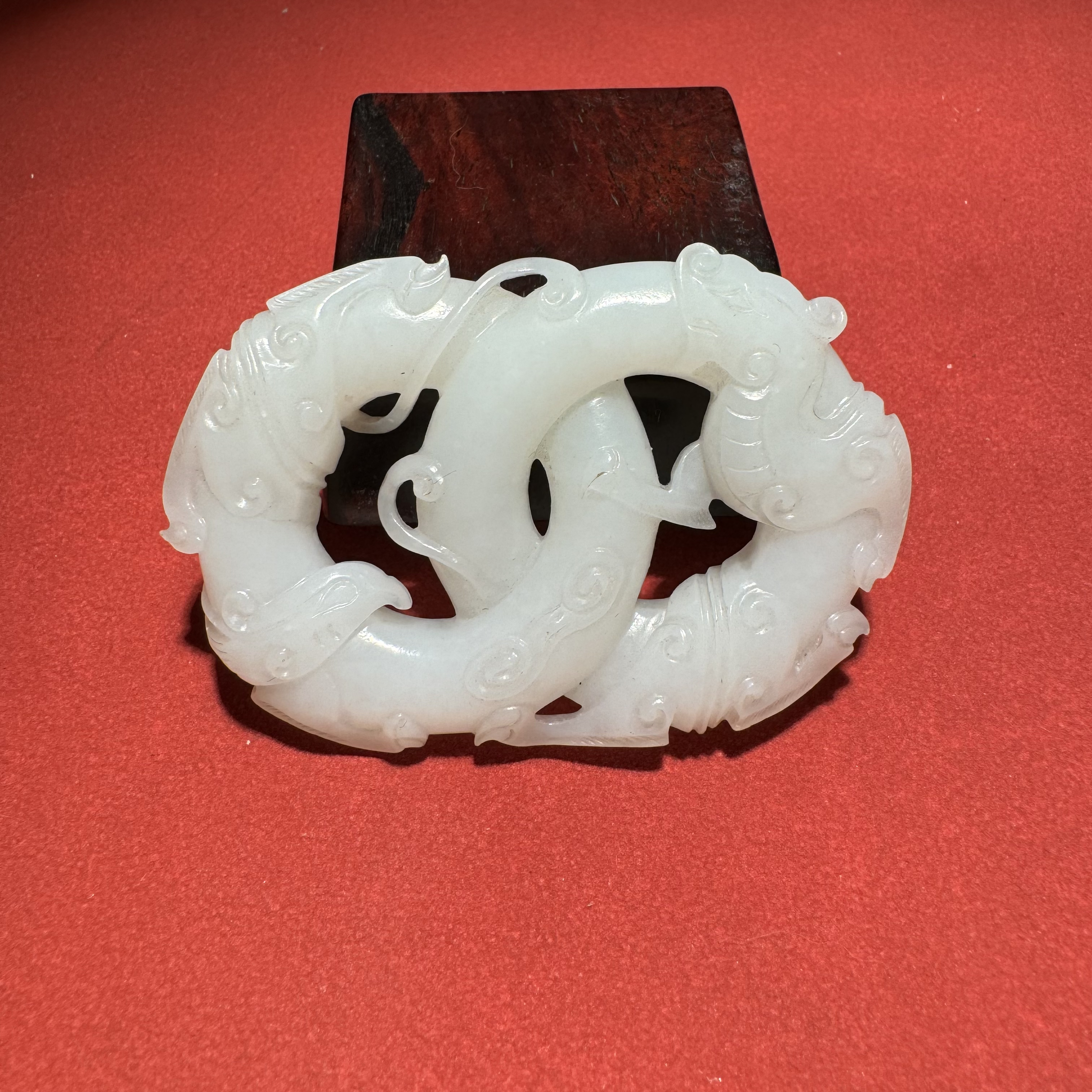 清晚期龙纹双环佩—HBG126980