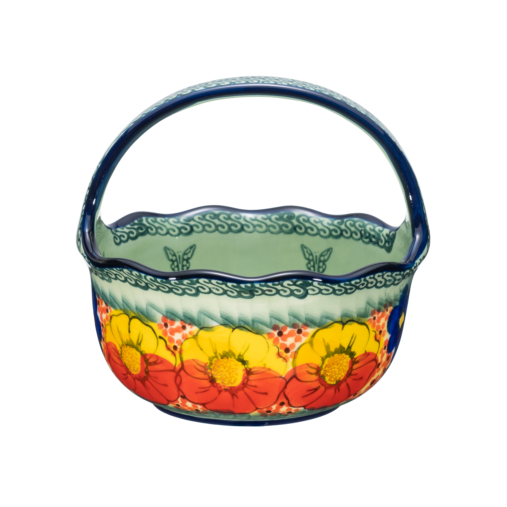 【SILESIA/出口原单】手绘莫妮卡-6.5英寸花边一体提篮