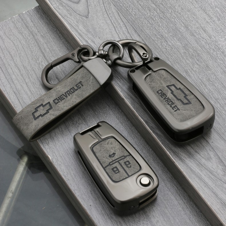 2023款雪佛兰科鲁泽钥匙套科鲁兹科沃兹牛皮22款19款13款男车壳扣