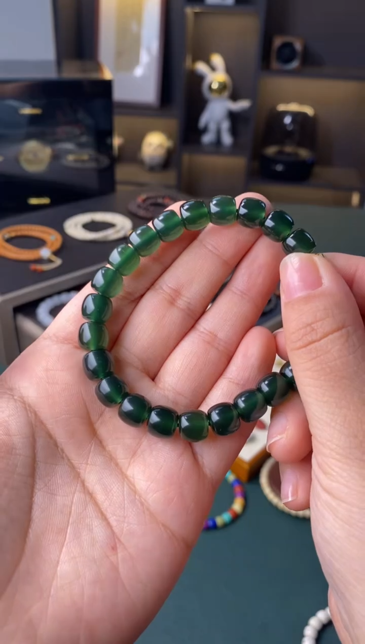 【闪购商品】蛇纹石玉手串未镶嵌手串