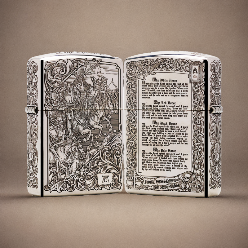 ZIPPO/之宝打火机S925银【新天启】盔甲机原装正品煤油机DYJ1