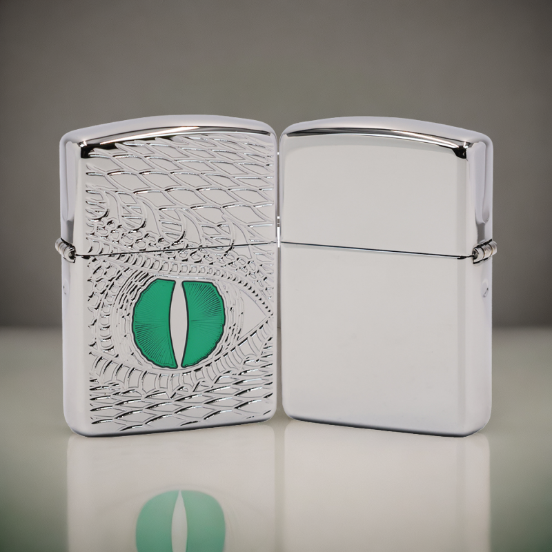 ZIPPO/之宝【绿龙睛28807】 盔甲打火机 KF-DF
