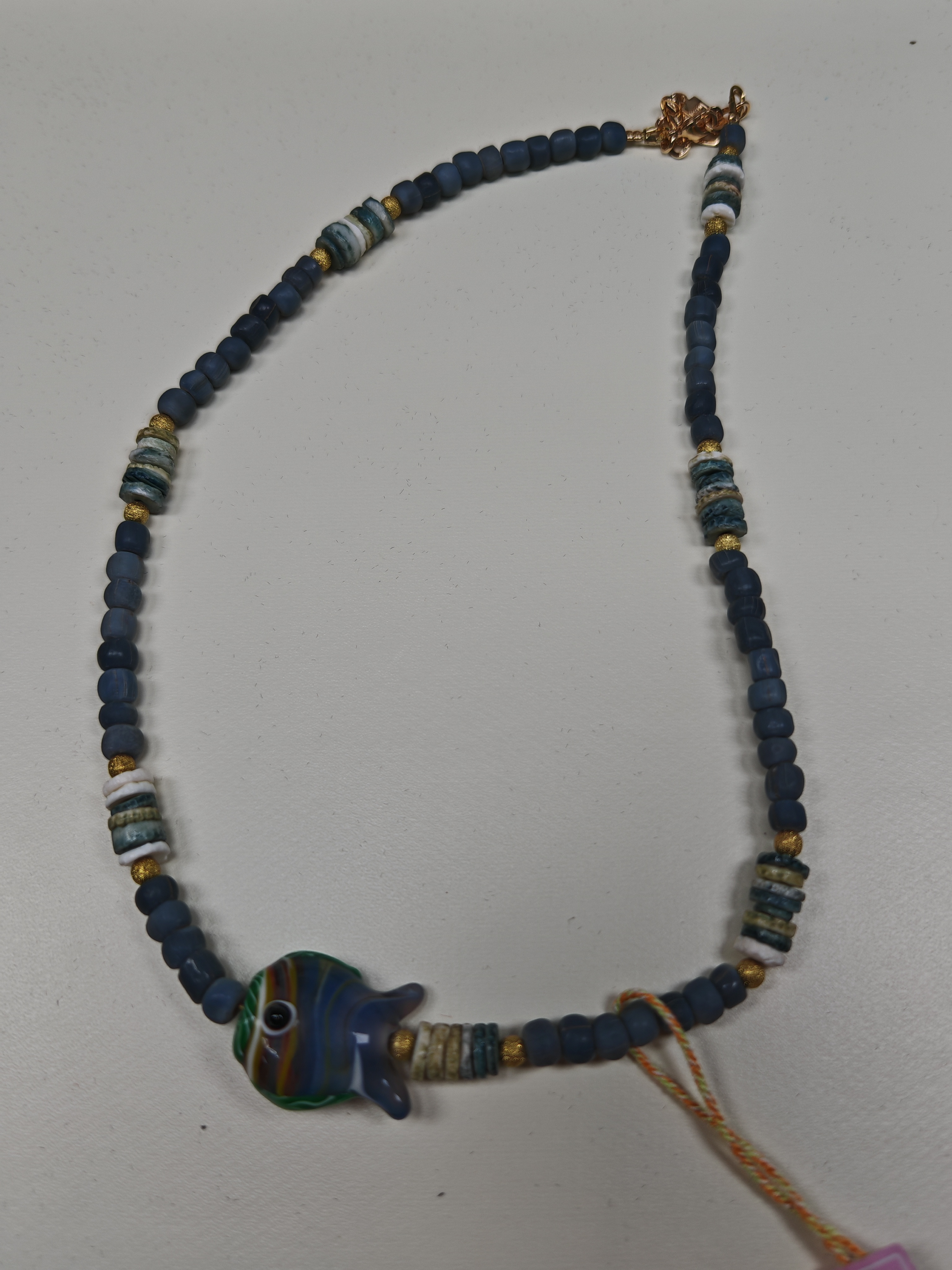 成品小鱼琉璃项链