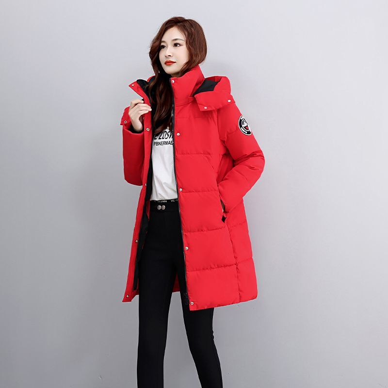 波司澄鸭鸭羽绒服女中长款2023年冬季加厚韩版宽松保暖修身高档洋