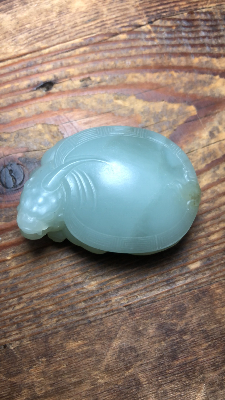 和田玉且末料龙龟