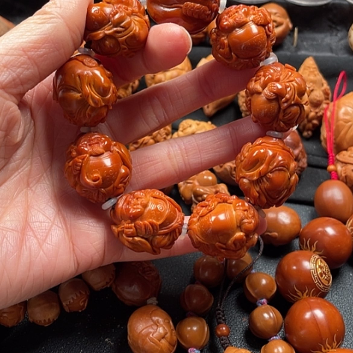 【闪购商品】橄榄核雕核雕花****时