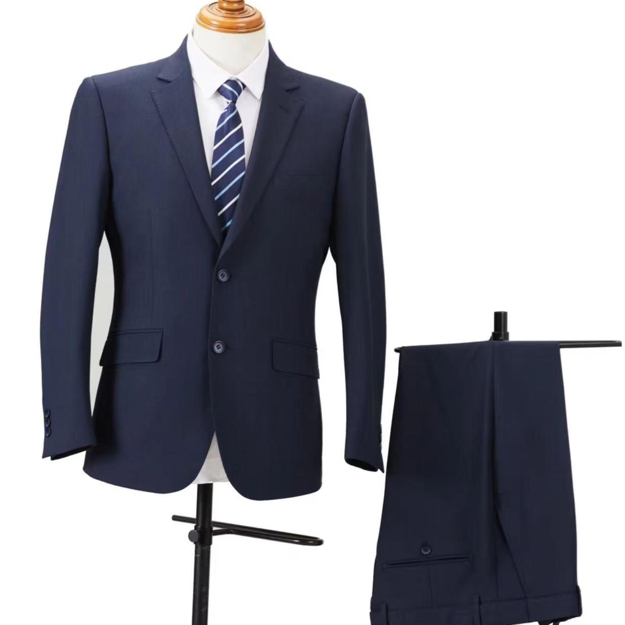 902男士西装套装30毛西服婚礼结婚