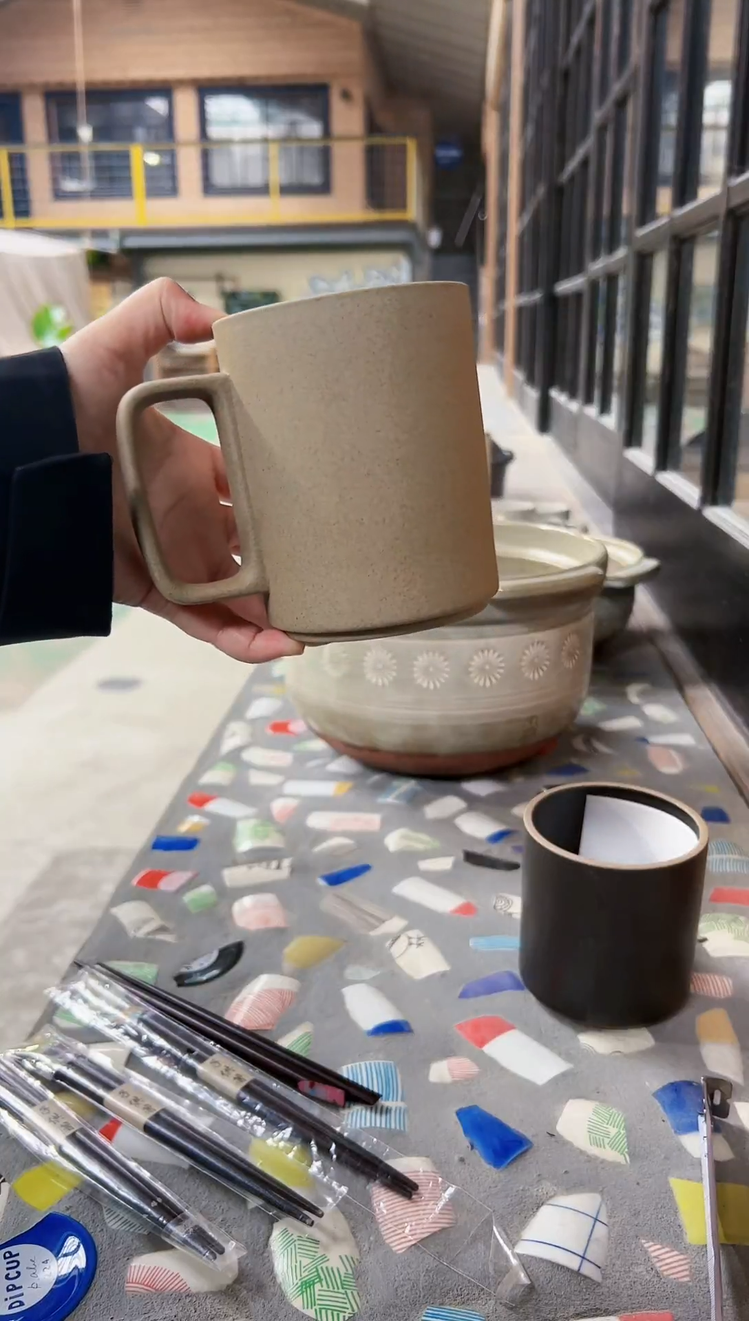 【闪购商品】瓷碗魄色林大马克杯（棕）