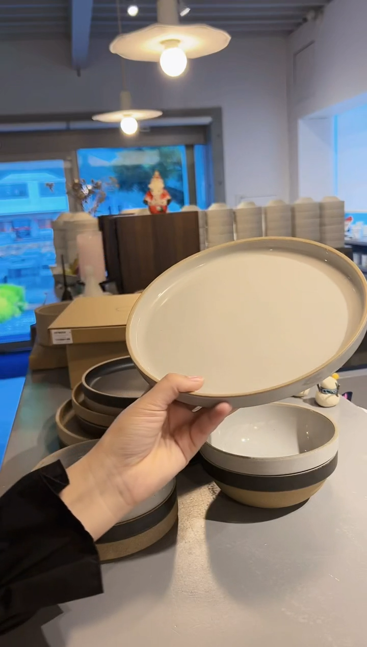 【闪购商品】瓷碗魄色林中盘（青）