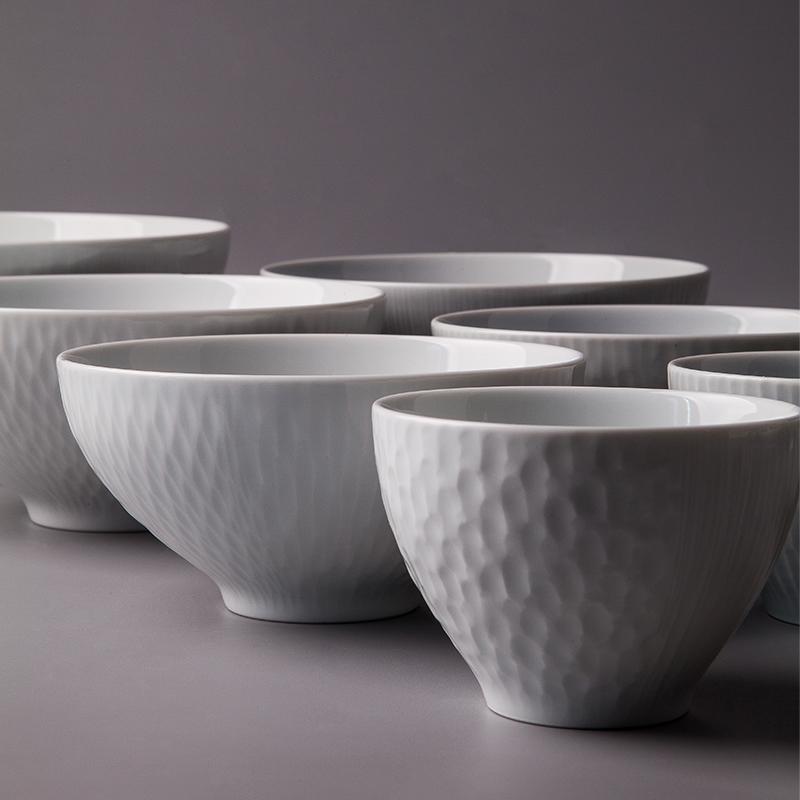 日本进口波佐见烧白山陶器毕加索Collage 手工陶瓷餐具平盘子碗