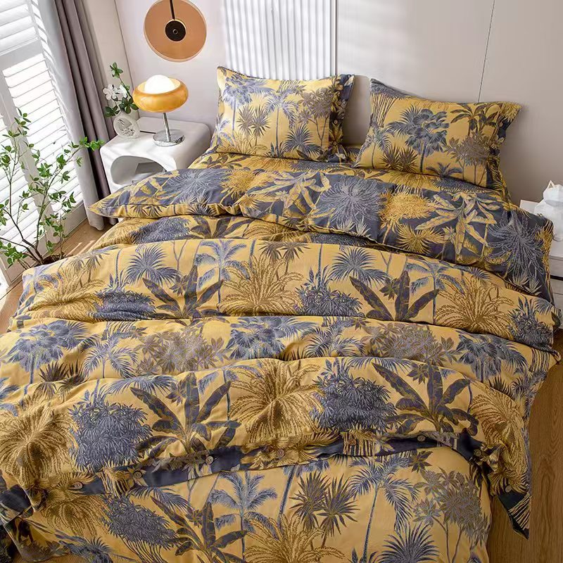 【椰林】双层纱色织提花水洗机洗被子200.230