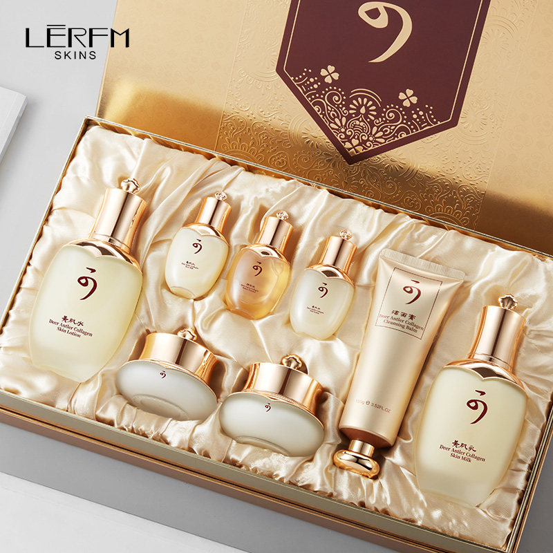 蓝尼芳可女士面部护肤品正品套装补水保湿水乳面部护理抗皱紧致