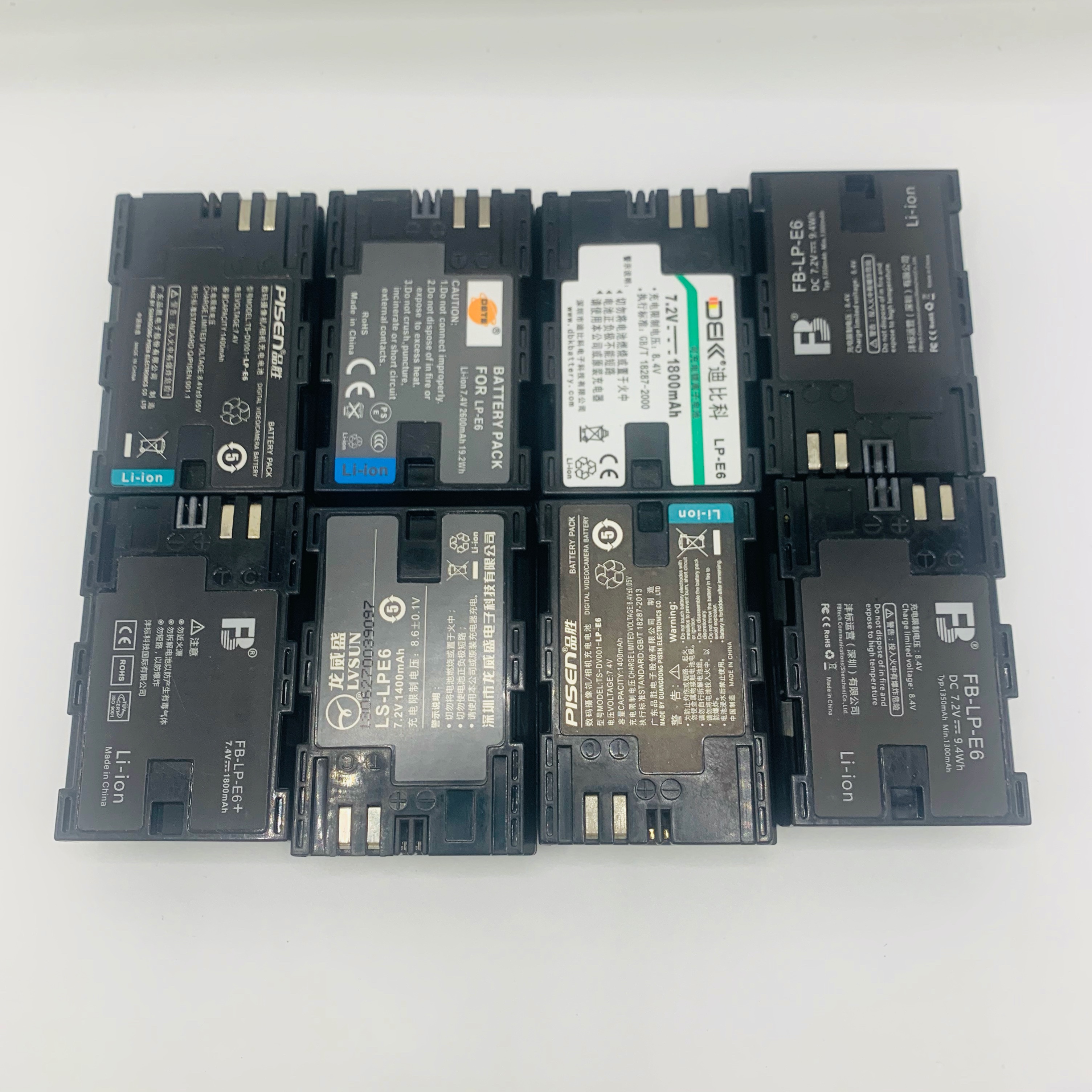 99新 Canon/佳能 佳能6D2 5D2 5D3 5D4 80D 90D LPE6二手电池